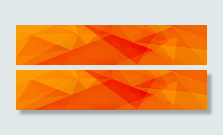 多边形几何banner背景