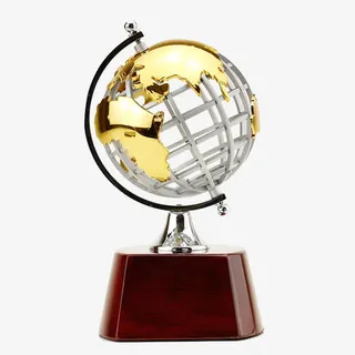 现代地球仪摆件免抠