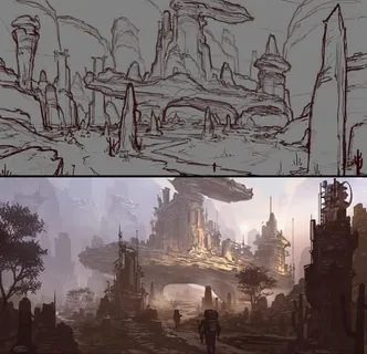 素描真实场景复杂免抠