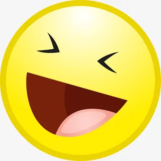 黄色可爱笑脸标签免抠