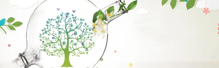 春天生命树海报banner高清