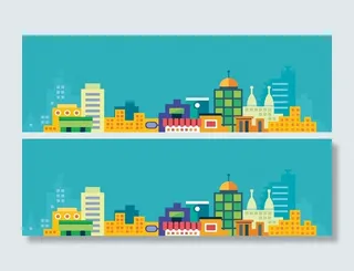 彩色卡通背景高清