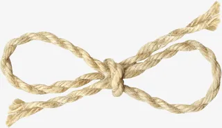 麻绳蝴蝶结免抠