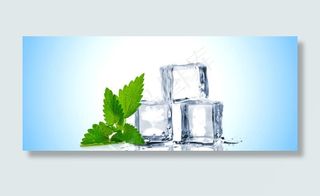 创意冰块背景