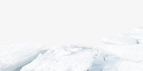 冬天冰山冰块免抠