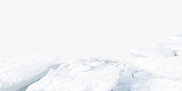 冬天冰山冰块免抠