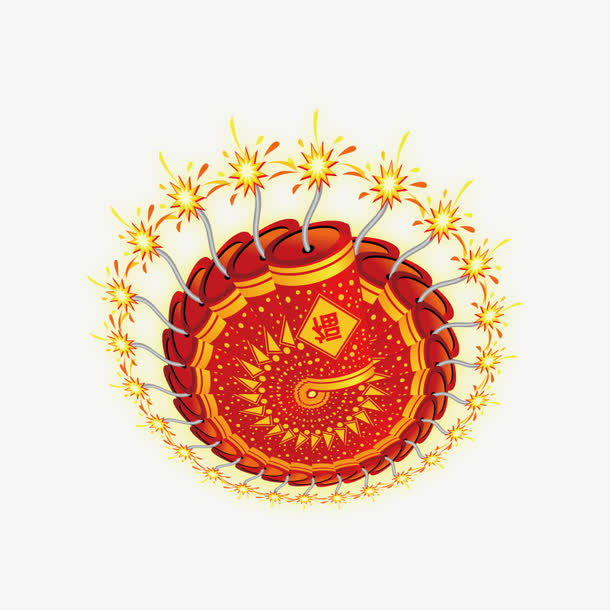 热闹鞭炮免抠