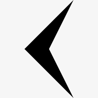 箭头指向左边方向的角点图标免抠