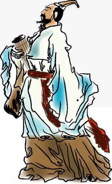 古代屈原诗人端午节免抠