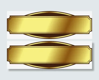金色闪耀标签免抠