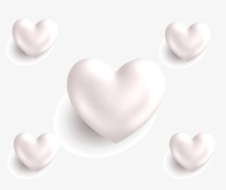 立体心形图标免抠