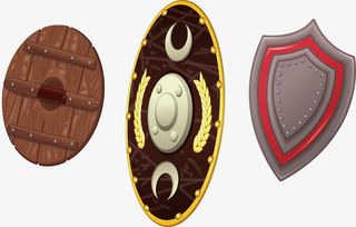 战斗防御盾牌免抠