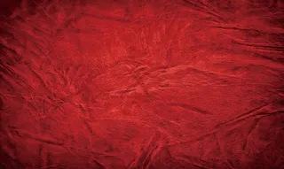 红色彩旗创意丝绸免抠