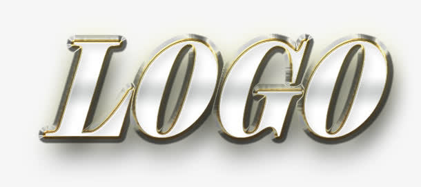LOGO浮雕效果艺术字免抠