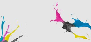 彩色油漆喷洒背景高清