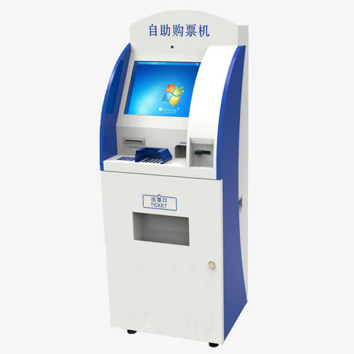 仿真立体台式取票机免抠