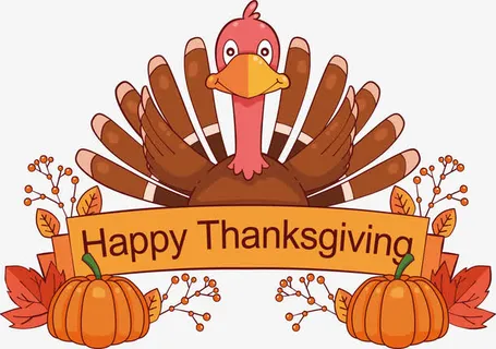 可爱卡通火鸡海报免抠