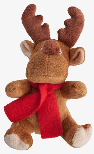 正面毛绒玩具小鹿免抠