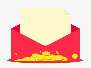 红包优惠券设计模板免抠