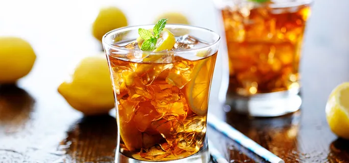 冰红茶柠檬活动广告背景高清