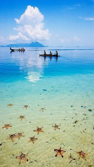 海滩H5摄影素材高清