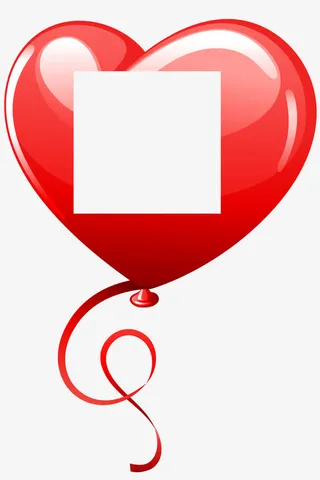 爱心气球免抠