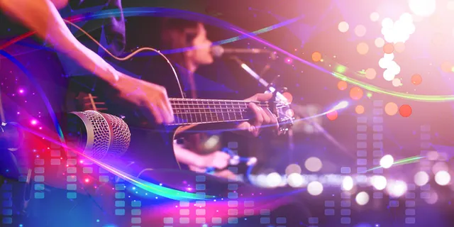 紫色酒吧炫酷海报背景高清