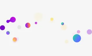 七彩渐变漂浮气泡免抠