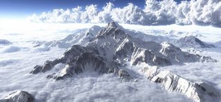 冬天雪地海报背景高清