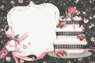 卡通生日贺卡相框免抠