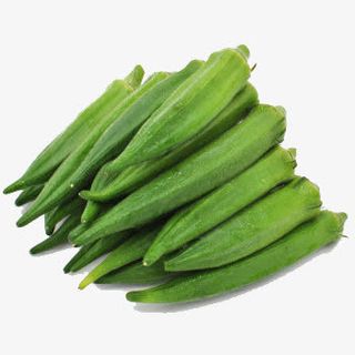 新鲜蔬菜黄秋葵免抠