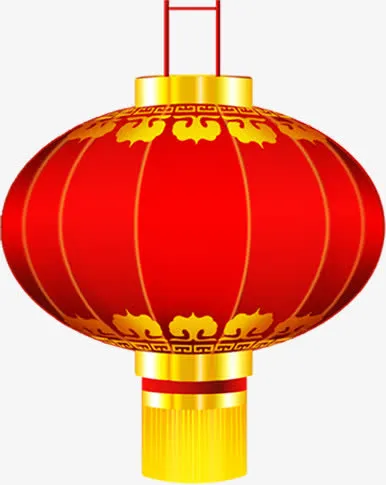红色喜庆灯笼创意免抠