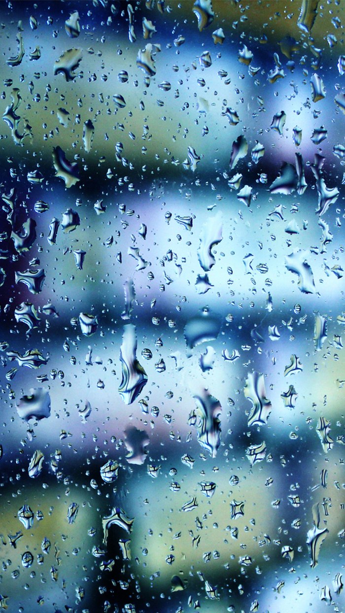 雨中景色高清手机H5背景高清