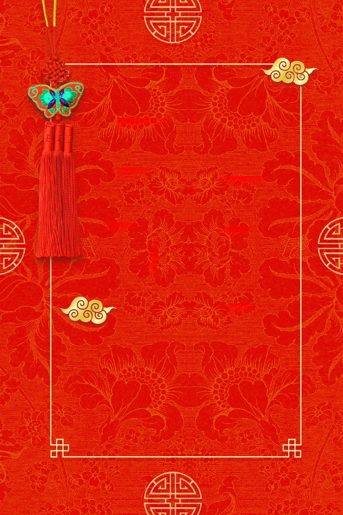 2019欢度春节年年有余背景高清另类其他背景