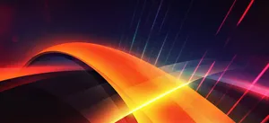 渐变红色黄光背景高清