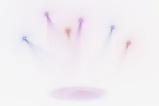 彩色灯光梦幻效果元素免抠