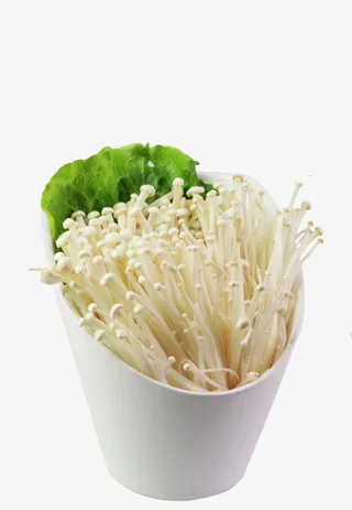 新鲜金针菇免抠