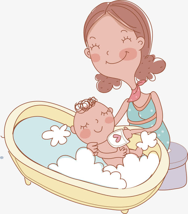 妈妈和小孩免抠