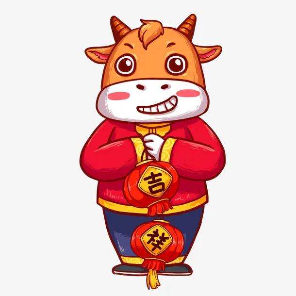 恭喜发财牛免抠