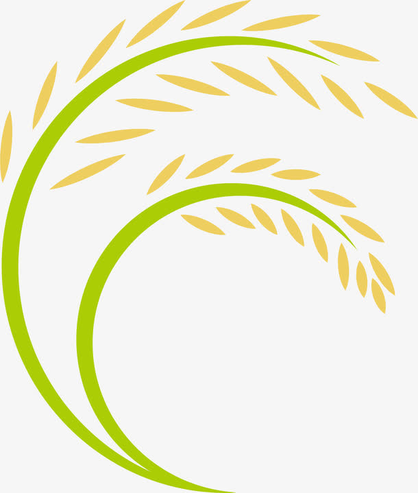 卡通稻谷麦穗免抠