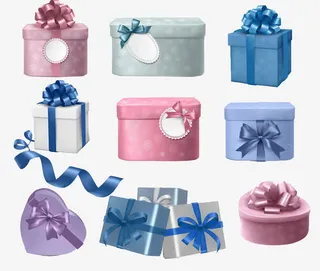 礼盒图片素材卡通礼盒素材 精美免抠