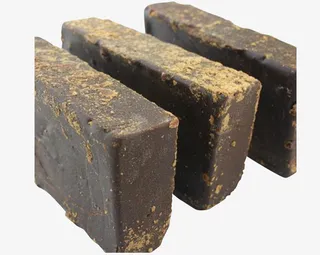 云南甘蔗古法黑糖糖砖透明png免抠