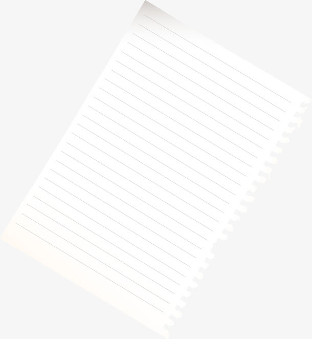 手绘白色纸张免抠