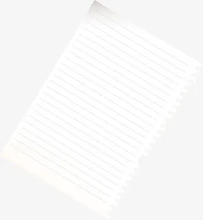 手绘白色纸张免抠