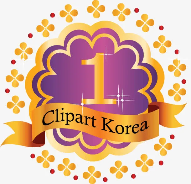 金色丝带奖章免抠