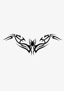 卡通黑色蝙蝠飞行宗教图案免抠