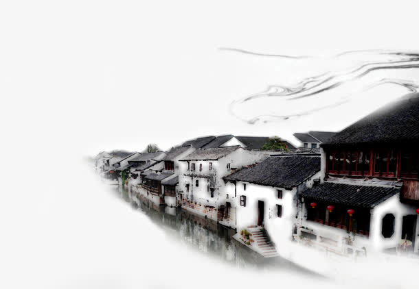 古镇建筑免抠