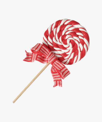 红白色棒棒糖免抠