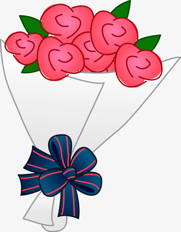 一束鲜花免抠