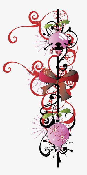 花纹底纹花树免抠